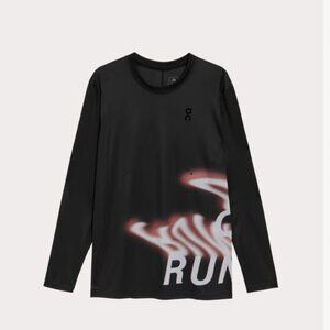 On Running Men’s Pace Long-T Black with Print